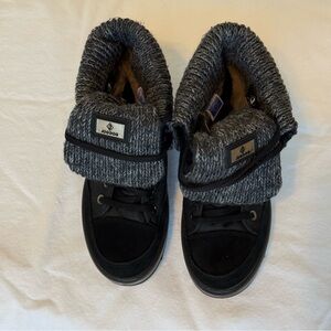 Women's Black and Gray Shoes